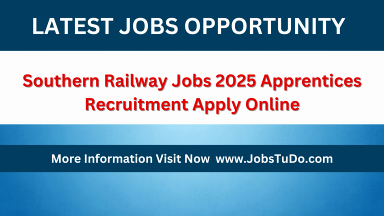 Southern Railway Jobs 2025