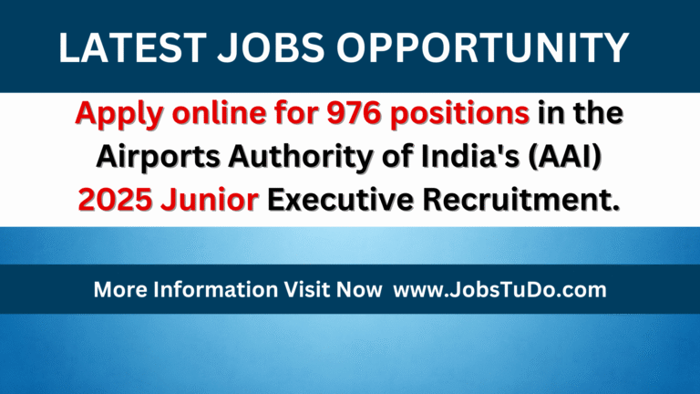 Apply online for 976 positions