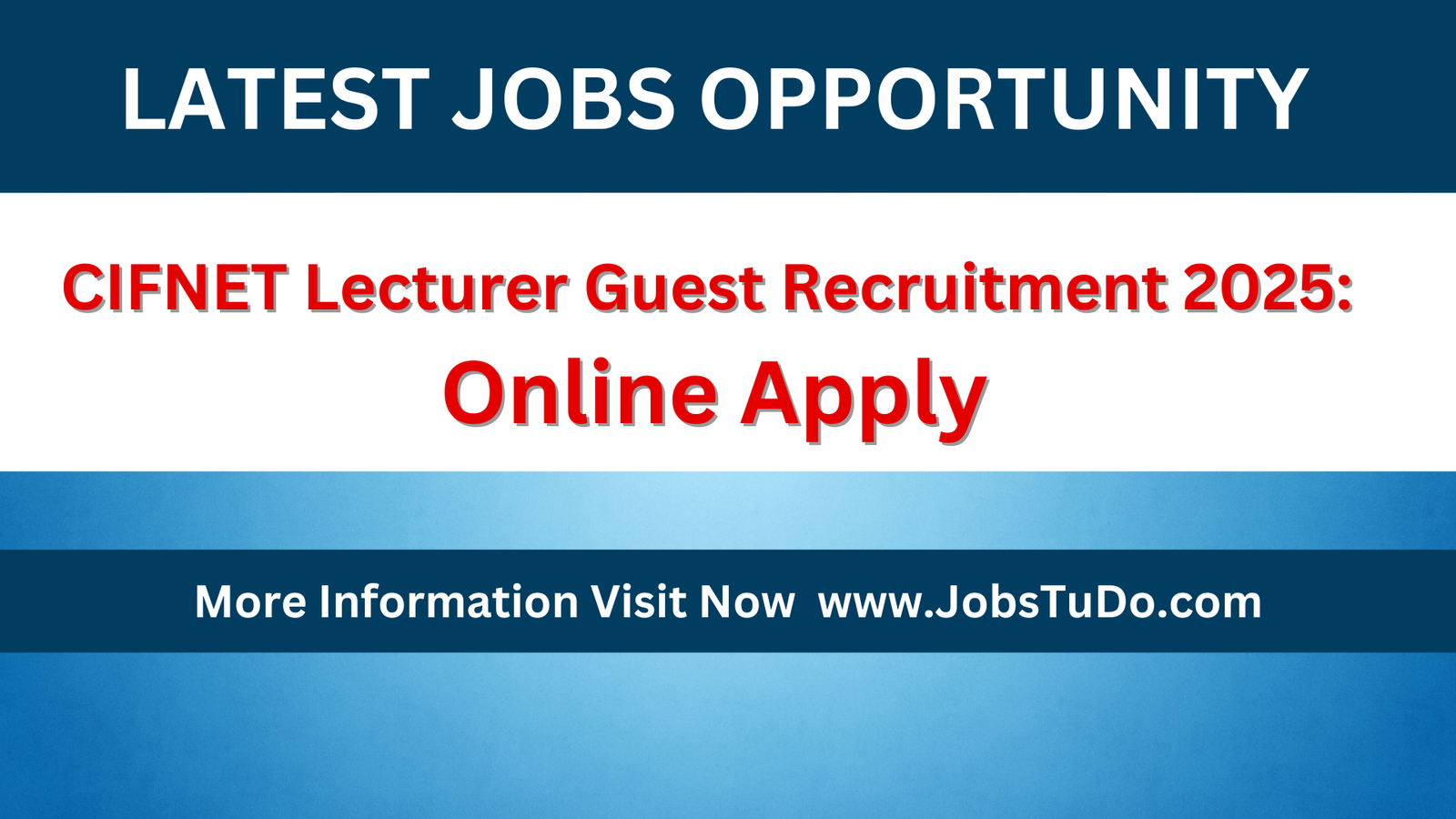 CIFNET Lecturer Guest Recruitment 2025