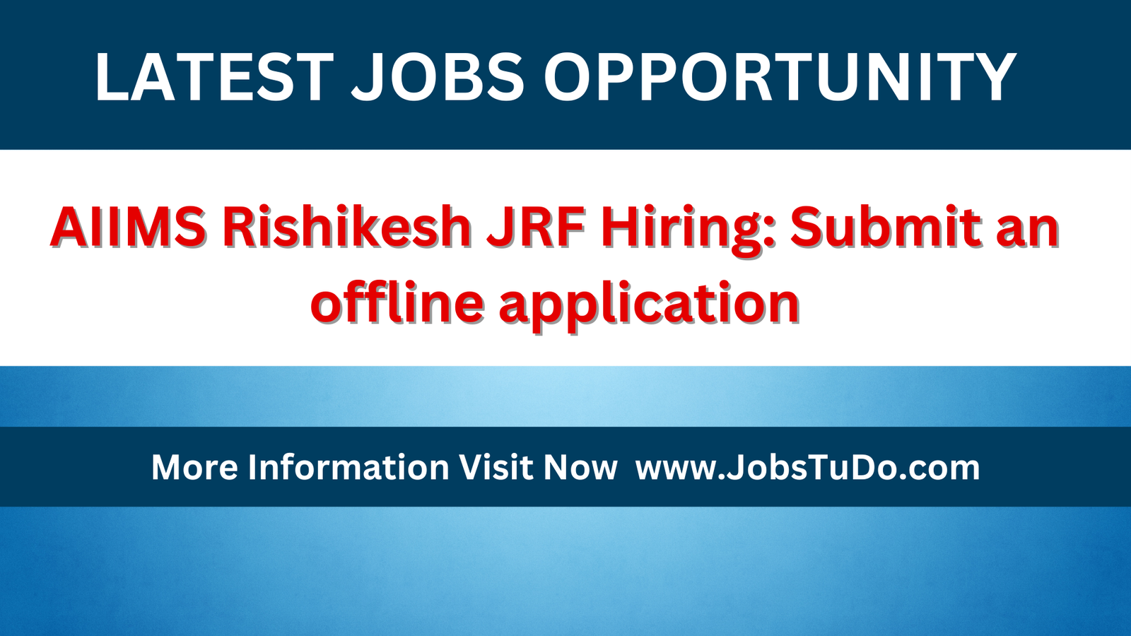 AIIMS Rishikesh JRF Hiring