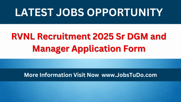 RVNL Recruitment 2025