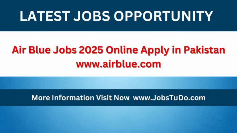 Air Blue Jobs 2025 Online Apply