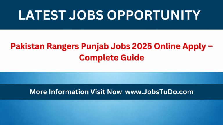 Pakistan Rangers Punjab Jobs 2025