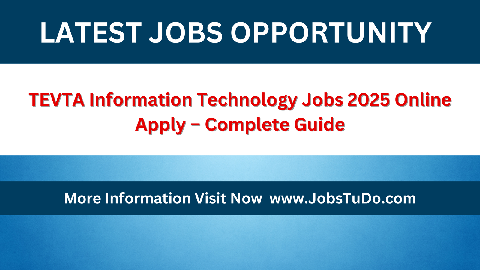 TEVTA Information Technology Jobs 2025