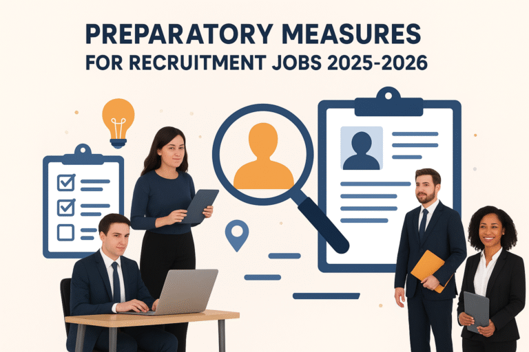 Preparatory Measures for Recruitment Jobs 2025–2026