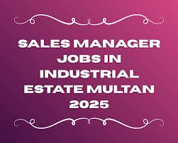 Sales Manager Jobs 2025 Multan