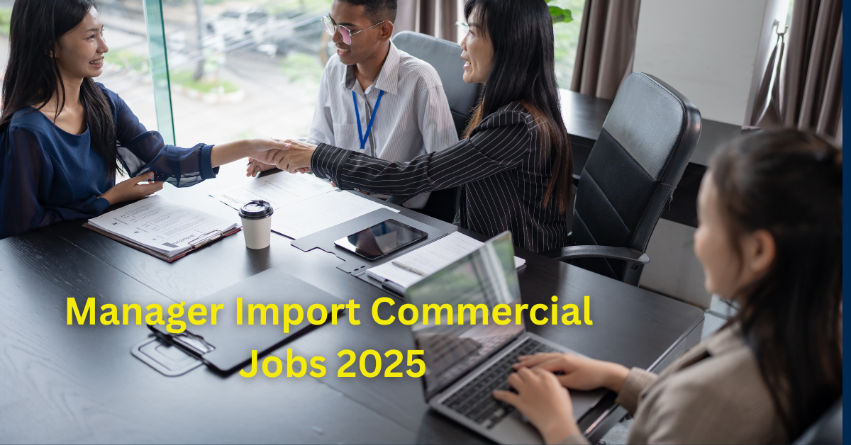 Manager Import Commercial Jobs 2025
